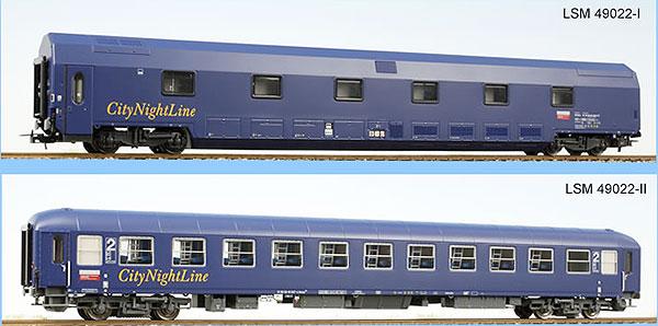 Set of 2 Passenger Sleeping cars "City Night Line"<br /><a href='images/pictures/LS_Models/49022.jpg' target='_blank'>Full size image</a>